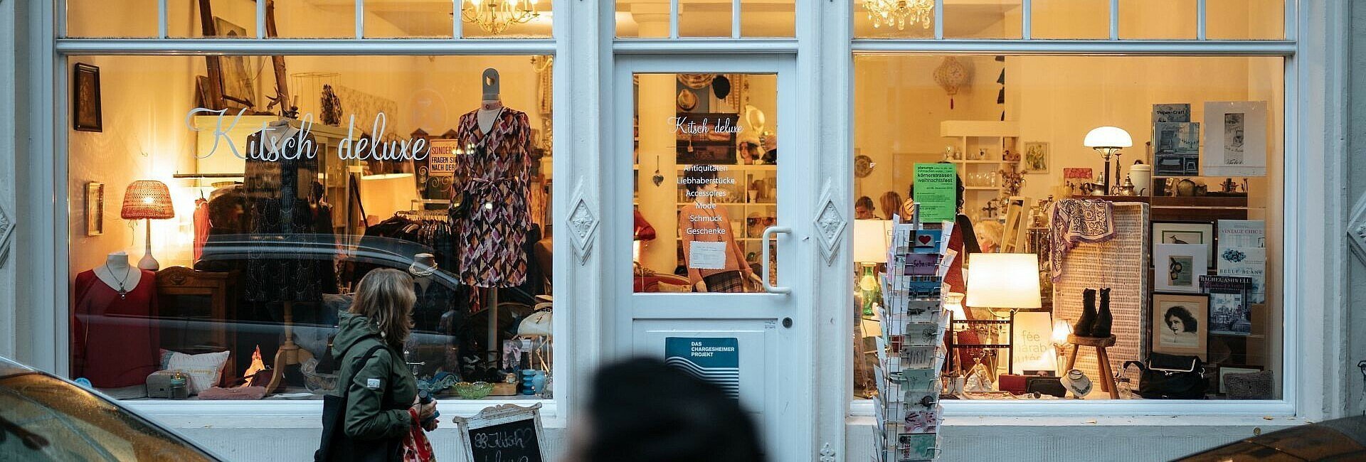 Von außen betrachtet: Der Laden „Kitsch deluxe“ in Ehrenfeld