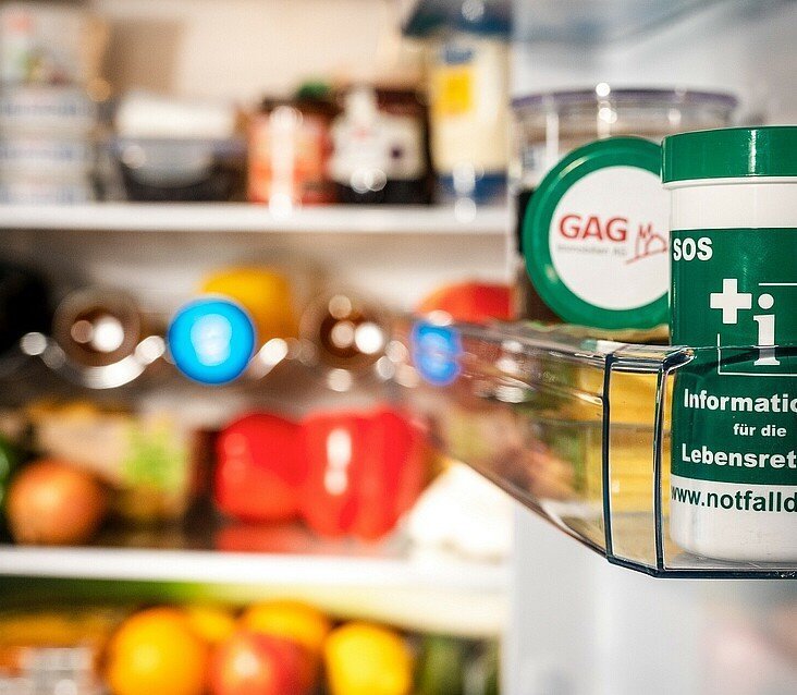 Notfalldose für den Kühlschrank in GAG-Wohnungen