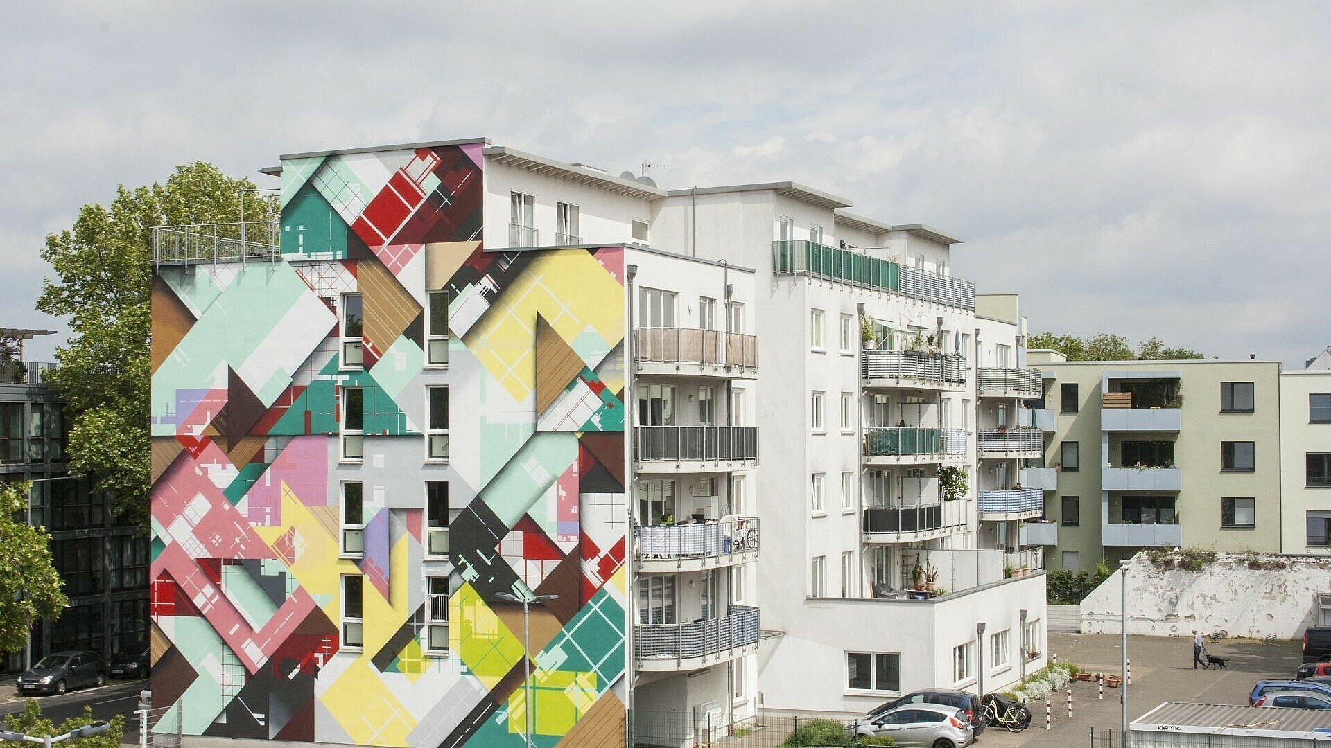 Mural von Zedz in Köln-Ehrenfeld an der Leyendeckerstraße