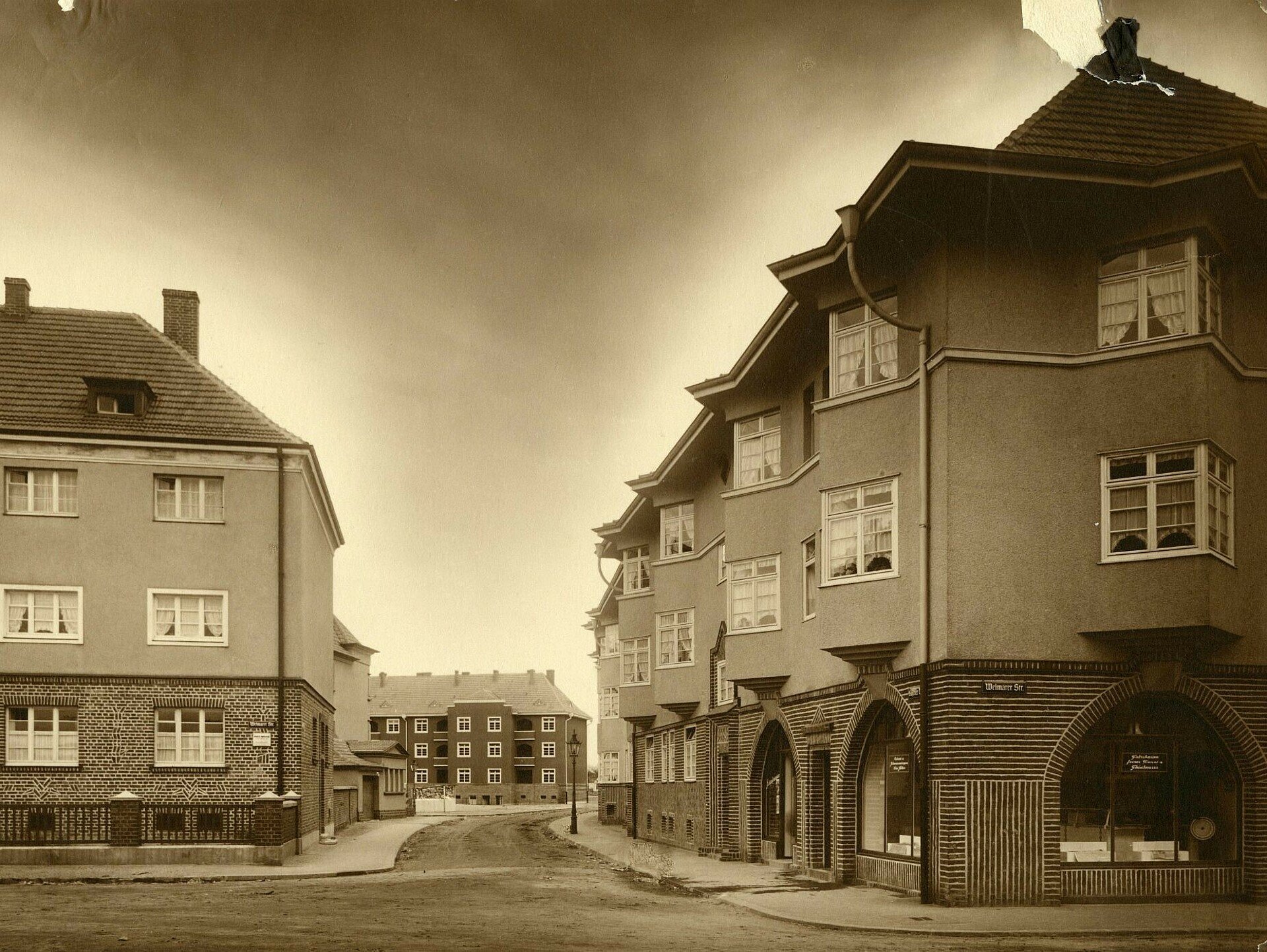 Historisches Foto der Germaniasiedlung Mitte der 1920er Jahre